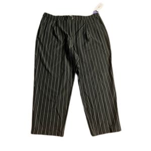Future collective women’s pants striped black and white new with tags